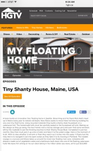 Tiny Shanty House on hgtv.ca ,Rick keith and Steve King episode